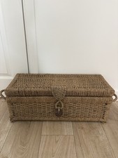 Vintage wicker storage - vintage,