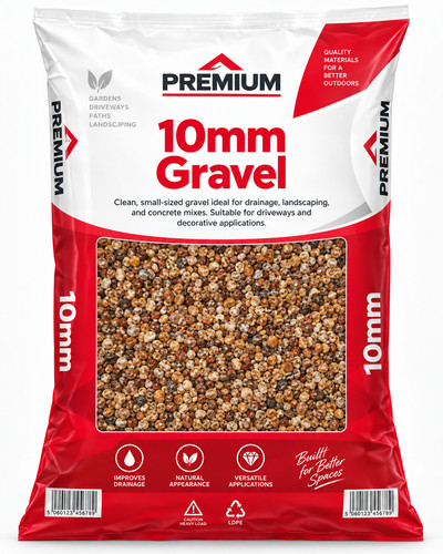 Natural gravel 10mm 20mm - natural,