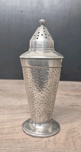 Art deco pewter pepper - pewter, shaker