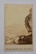 CDV OF A VIEW FROM CASTLE