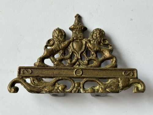 Old brass clock - old,