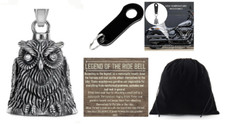 OWL 3-D Biker Ride Bell w BLK