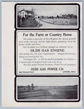 1906 Olds Gas Power Vintage Ad