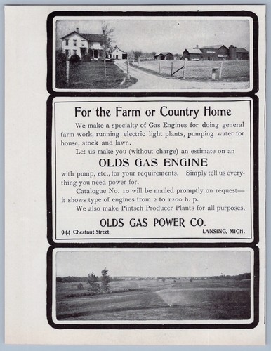 1906 olds gas power vintage - olds,