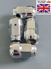 Honda VFR 750 800 fi Aftermarket chrome wheel nuts M12 x 1.25 set of 4 1992