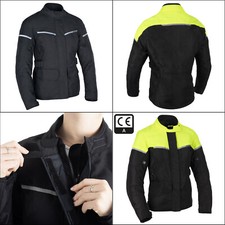 Oxford Spartan Ladies Motorcycle Motorbike Waterproof Long Textile Jacket Black