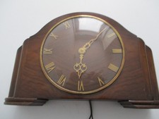 Mid Century Fully Working British  electric METAMEC Electric Mantle Clock 