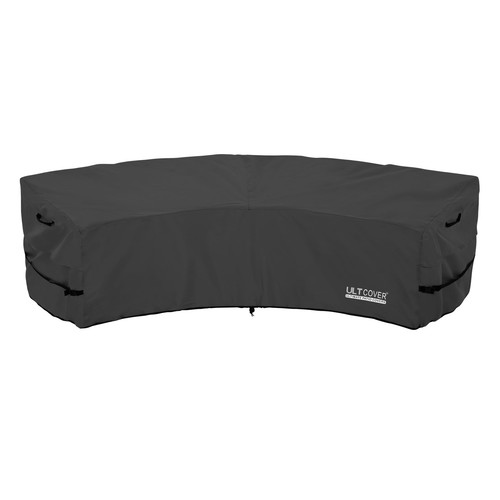 Patio curved sofa cover - curved,