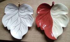 Carlton Ware Australian Design Leaf Dish x 2.