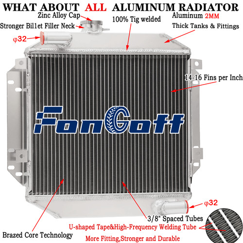 Row radiator for ford - 2,
