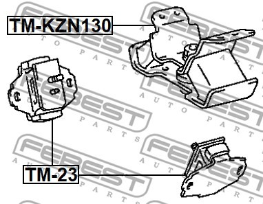 Engine mounting for toyota sw4 - mounting,