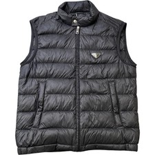 Prada Men's Plaque Logo Gilet