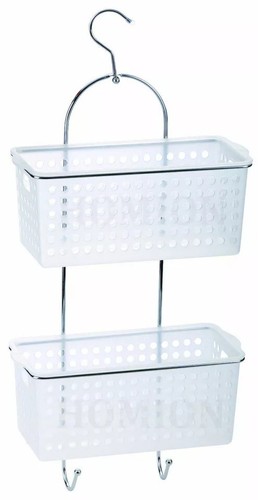 Plastic chrome frame basket - plastic,
