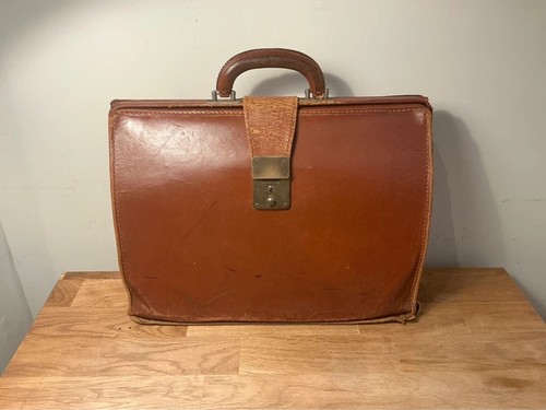 Vintage leather briefcase - vintage,