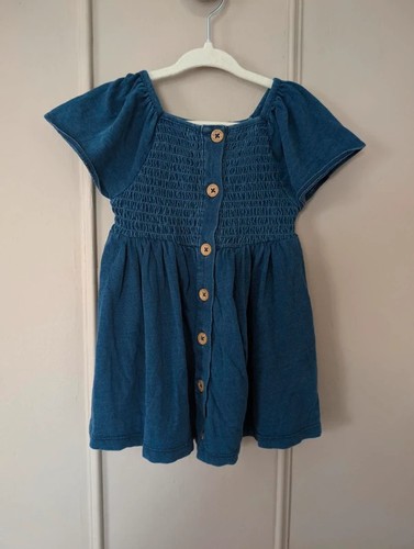 Next blue smocked bodice - next,
