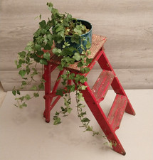 Vintage Wooden  Folding Step