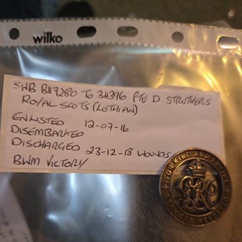 Ww1 silver war badge - ww1,