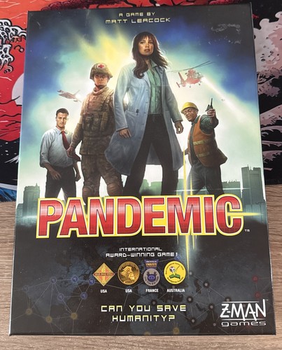 Pandemic board game - board,