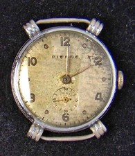 Pierce Men's Manual-Wind Vintage Watch -- Running