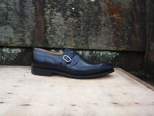 CHURCH’S MONKSTRAP BROGUES SHOES BLACK LEATHER UK9 MENS PICCADILLY UNWORN COND