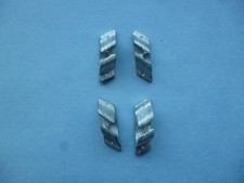 Model Boat White Metal Angled