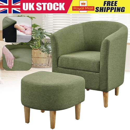 Linen arm chair - arm, accent