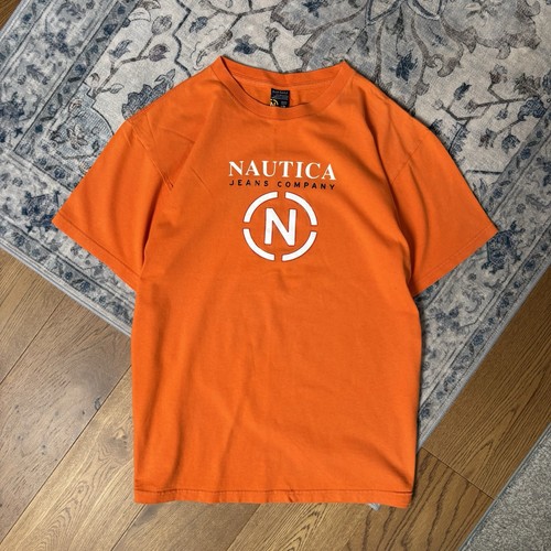 Nautica jeans orange print - nautica,