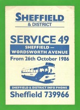 Bus Timetable Leaflet ~