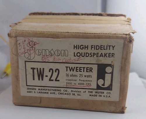 Vintage jensen tweeter - tw-22,