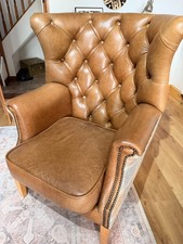 Lovely leather wing back