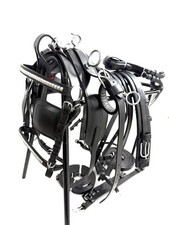 Driving Harness Shetland Black With Clincher-Fit 9hh to 11hh / Quick Release