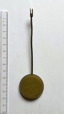 Antique French brass clock pendulum with bob height adjustment - 135g - 13.5cm