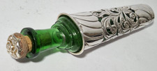 SILVER CASED GREEN GLASS
