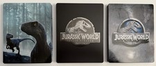 Jurassic World Trilogy [Blu Ray/3D Blu Ray/4K Ultra HD Steelbooks]