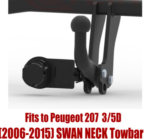 Swan neck tow - bar, peugeot
