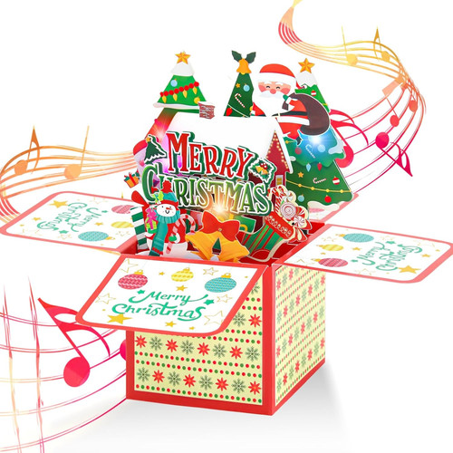 Pop christmas cards 3d - up,