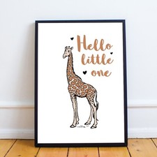 Safari Animal Nursery Prints /
