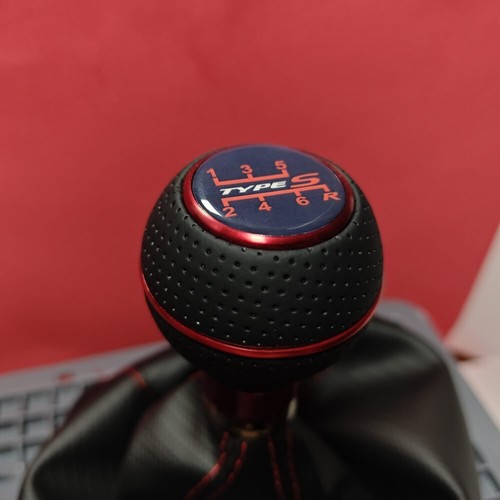 Red leather type - shift, gear