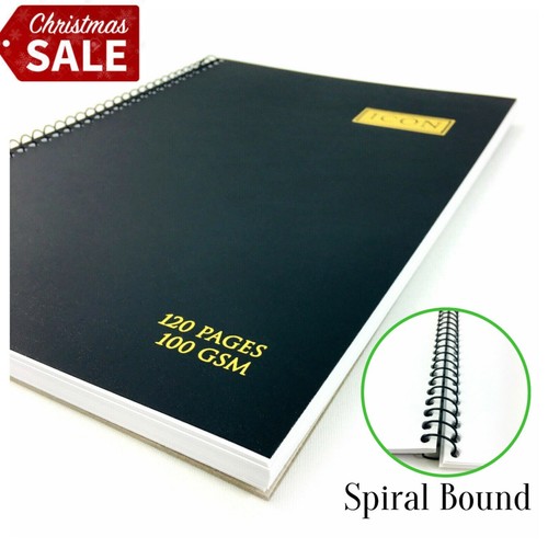 Sketch book pad black - a4,