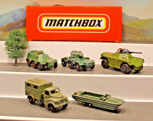 Matchbox diecast army - diecast, x5