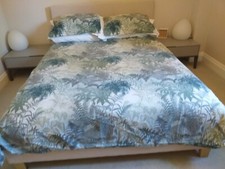 Habitat double duvet cover set green floral