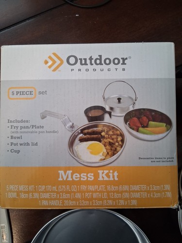 Mess kit piece set - set:, fry