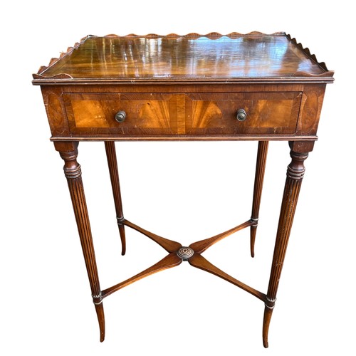 Victorian walnut hall table