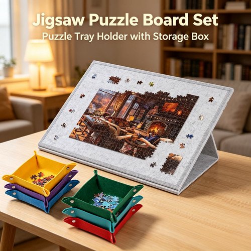 Jigsaw puzzle board - jigsaw, set