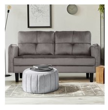 2 Seater Sofa, Modern Velvet