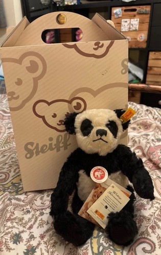 Vintage steiff mohair panda - vintage,