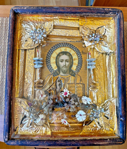 Antique icon russian empire - russian,