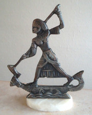 Antique Bronze 9" Statue