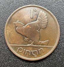 1928 - Irish 1d - One Penny