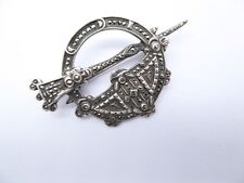 Vintage Scottish Marcasite Annular Brooch